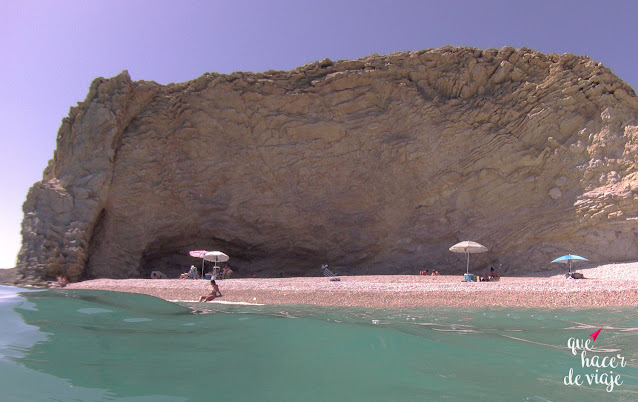 Vista de Playa Paraíso desde el mar