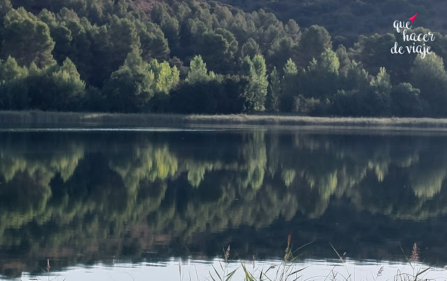 Laguna y bosque en Ruidera