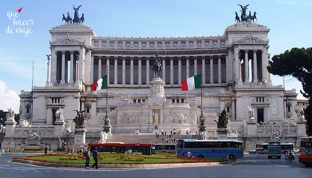 Monumento a Vittorio Emanuele II en la Piazza Venezia
