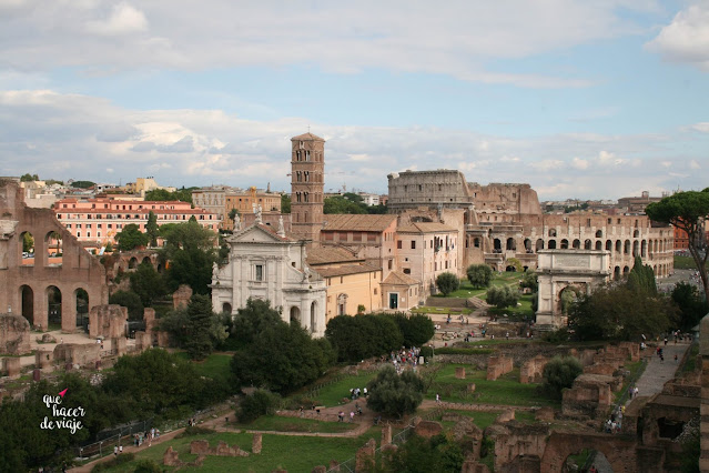 Vistas del Coliseo desde el Palatino