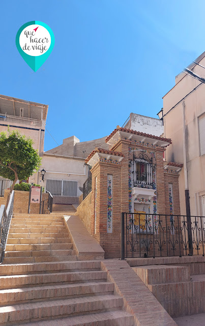 Subida al castillo de Alhama de Murcia