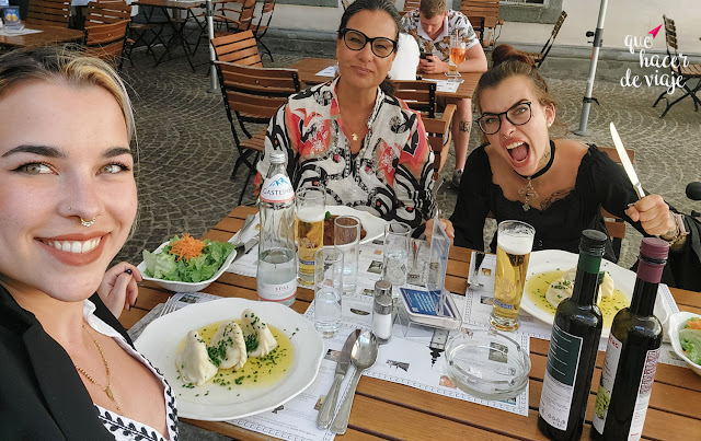 Comida en Gasthaus im Landhaushof