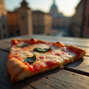 Trozo de Pizza de las trattorias